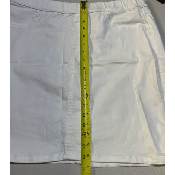 Style & Co. Womens XL White Denim Skirt Pull-On Style - Picture 5 of 10